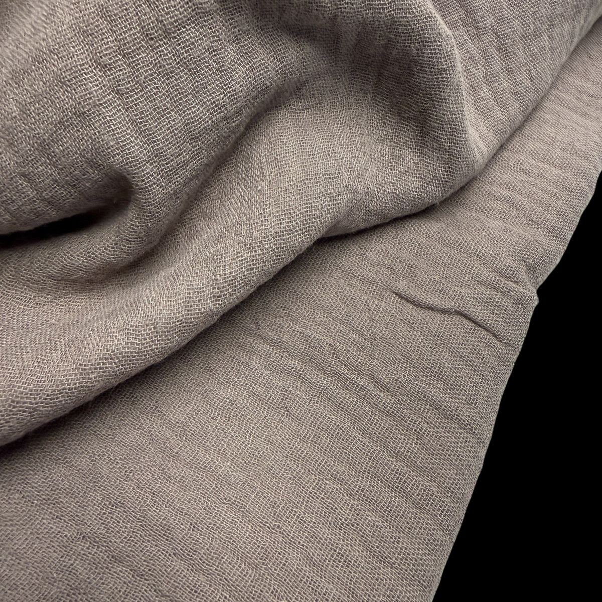 Organic Cotton Double Gauze - 120 GSM - Mauve Taupe