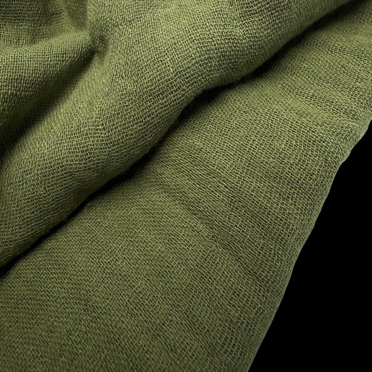 Organic Cotton Double Gauze - 120 GSM - Evergreen