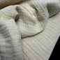 Organic Cotton Double Gauze - 120 GSM - Eggnog