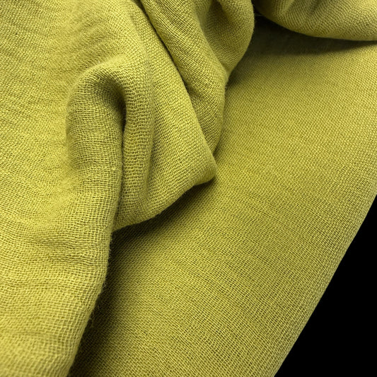 Organic Cotton Double Gauze - 120 GSM - Citron