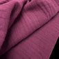 Organic Cotton Double Gauze - 120 GSM - Burgandy