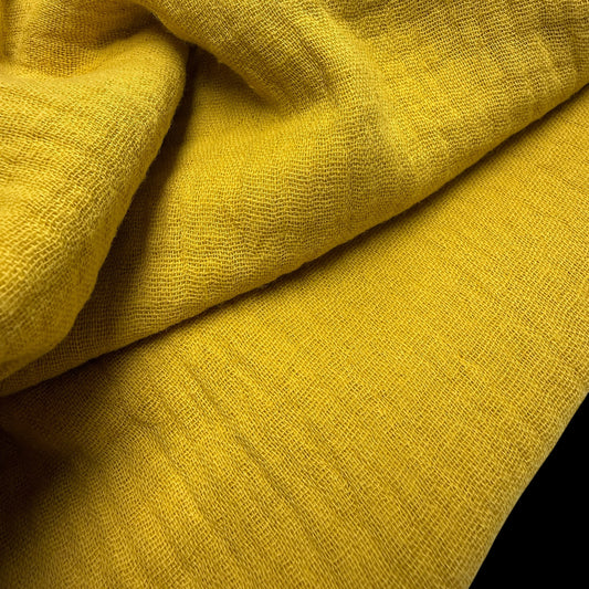 Organic Cotton Double Gauze - 120 GSM - Sunflower
