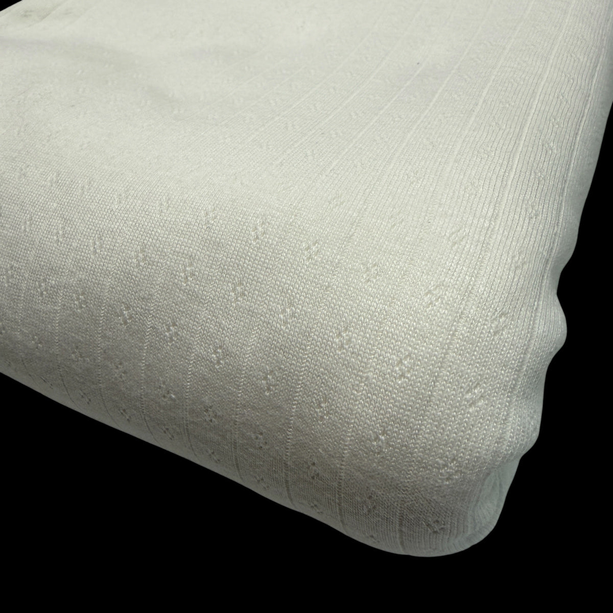 Keepsake Organic Cotton Pointelle - Warm White