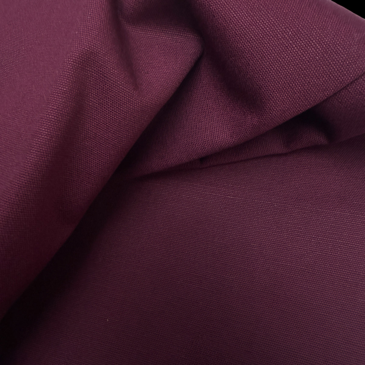 Water Repellent Canvas/Duck - Burgandy (Deadstock)
