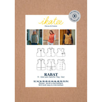 RABAT Vest - Paper Sewing Pattern - Women 32/52 - Ikatee