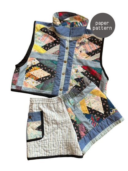 Shorts - Paper Pattern - Hot Girl Quilting