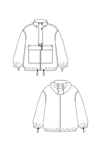 Sirkka Hooded Jacket - PDF Pattern - Named Clothing