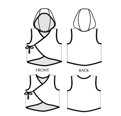 Tie Bolero - Paper Sewing Pattern - Sew Different