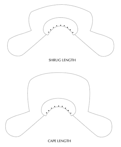 Quick Makes Corvus Stole - Paper Sewing Pattern - Sew Different