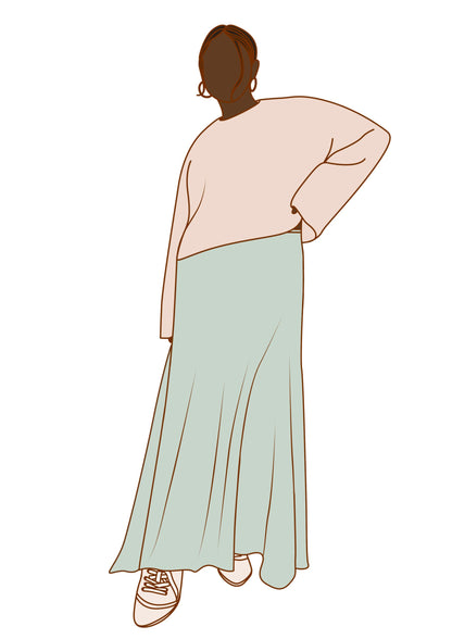 Essential Edit Skirt Sewing Pattern - Size Me