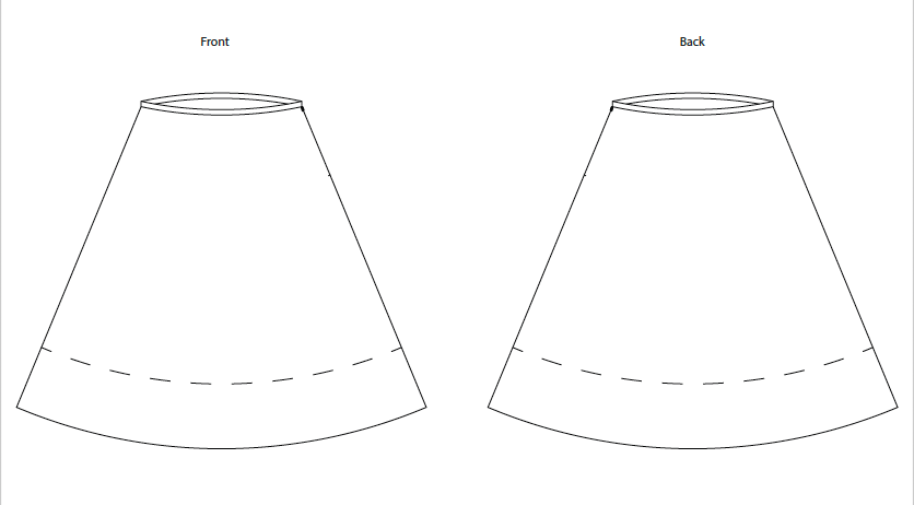Essential Edit Skirt Sewing Pattern - Size Me