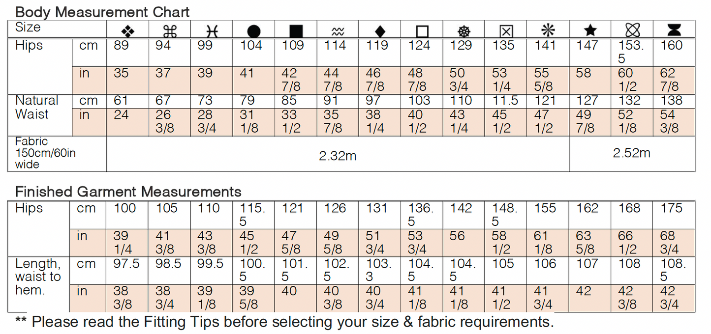 Serene Trouser Sewing Pattern - Size Me
