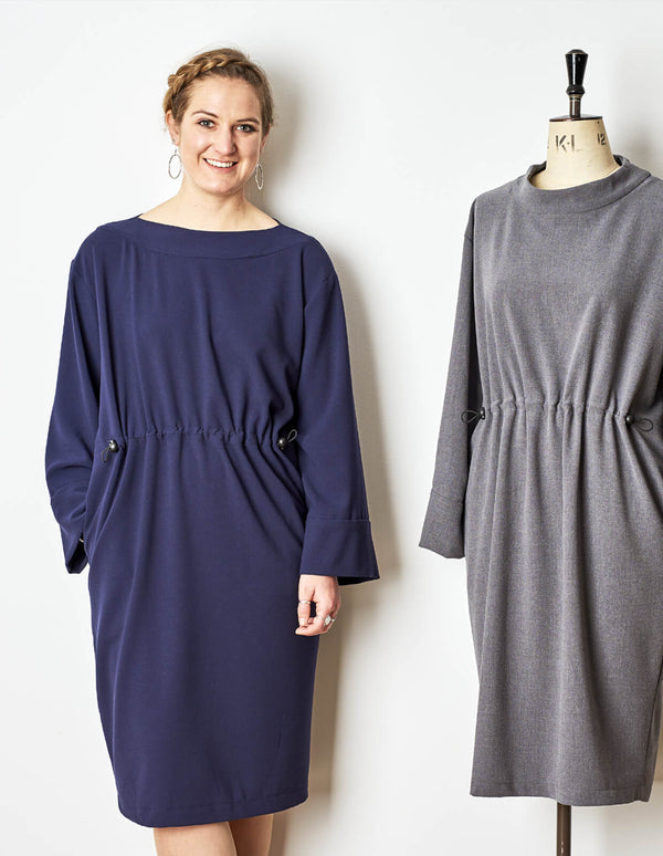 The Relaxed Drawstring Dress - PDF Pattern - The Makers Atelier