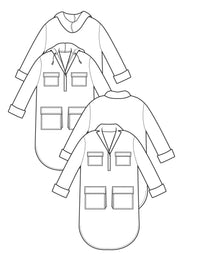 The Overshirt - PDF Pattern - The Makers Atelier