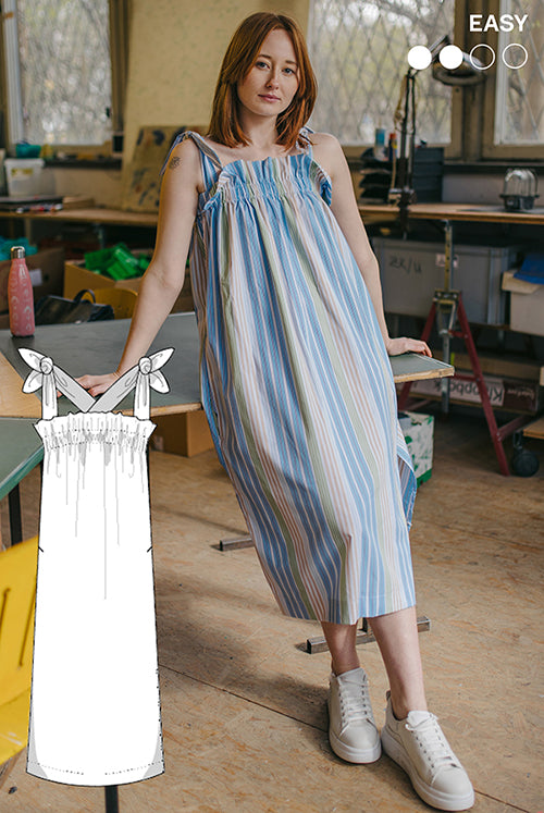 The Evie Dress - Paper Sewing Pattern - Juliana Martejevs