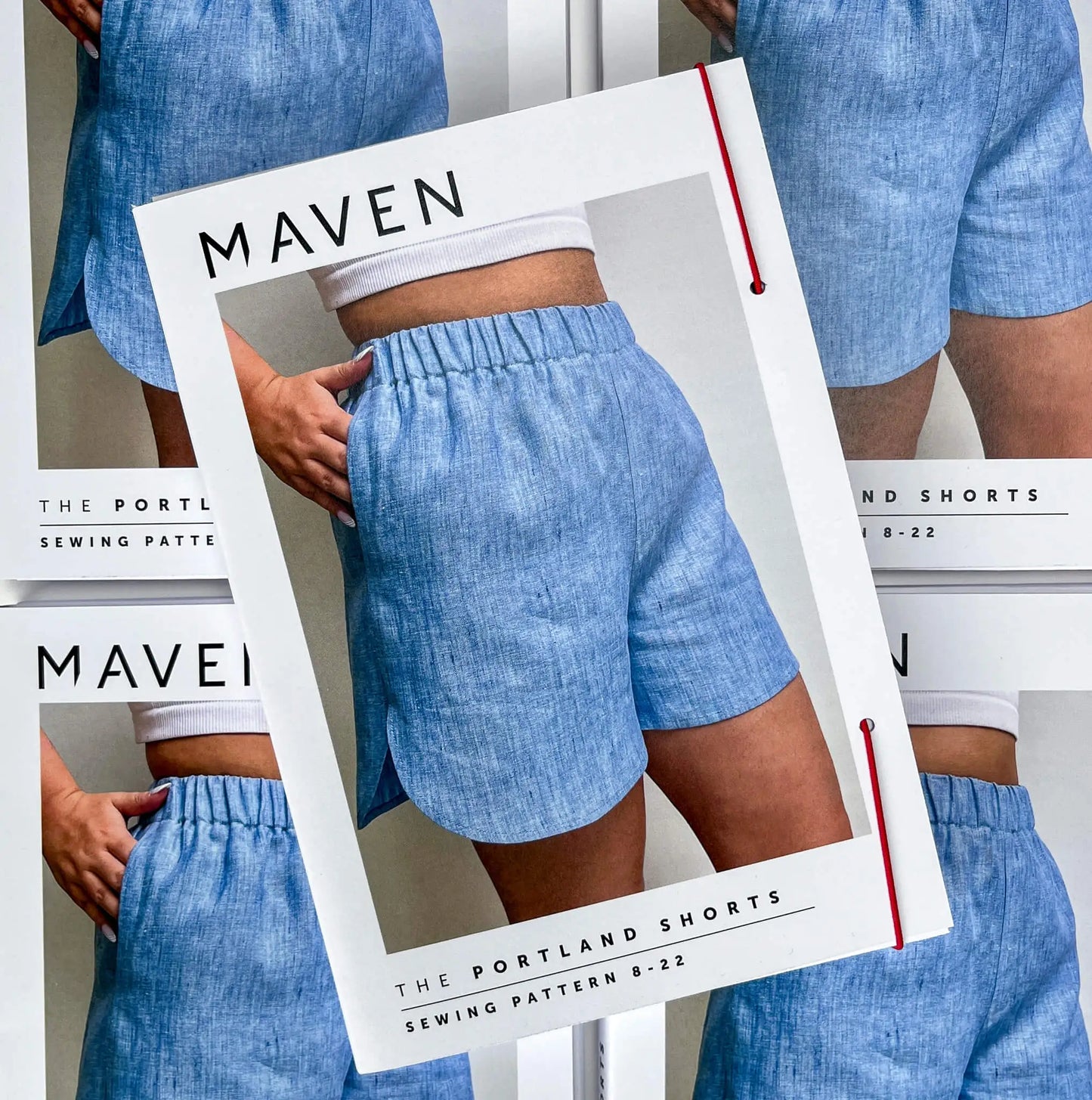 The Portland Shorts Paper Sewing Pattern - Maven Sewing Patterns