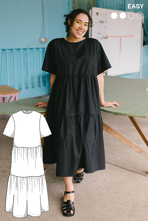 The Utah Dress - Paper Sewing Pattern - Juliana Martejevs