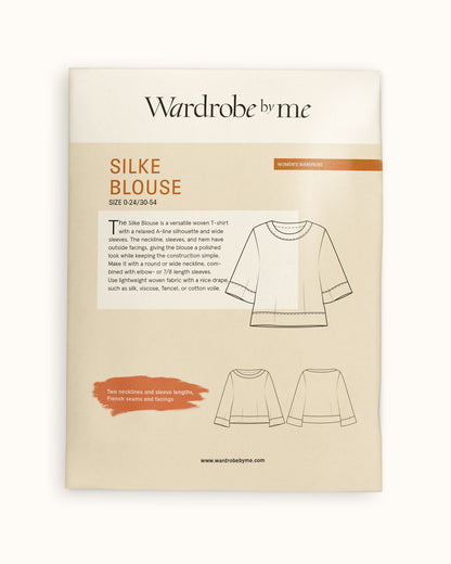 Silke Blouse Womens Paper Pattern - Wardrobe by Me