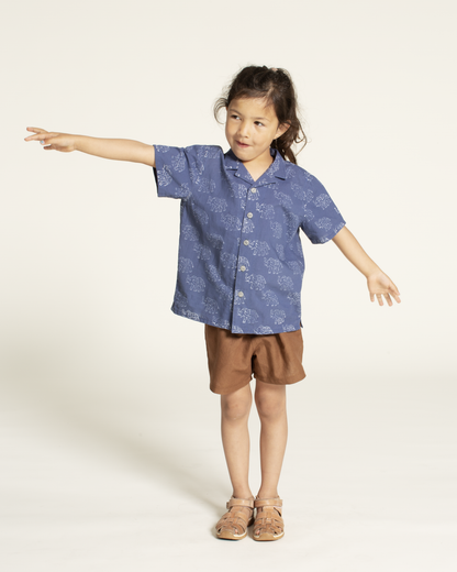 Tropical Shirt Kids' Paper Pattern - Wardrobe by Me