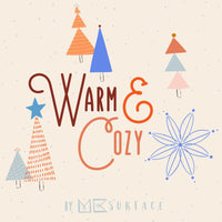 Trees - Warm & Cozy - MK Surface - Cloud 9 Fabrics - Poplin