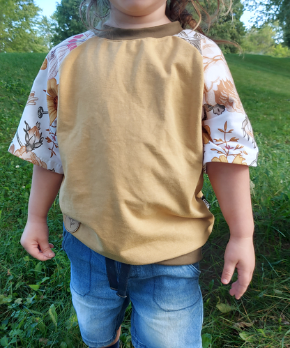 Wildling – No Front, No Back Raglan T-Shirt PDF Sewing Pattern - Stoff Cafe