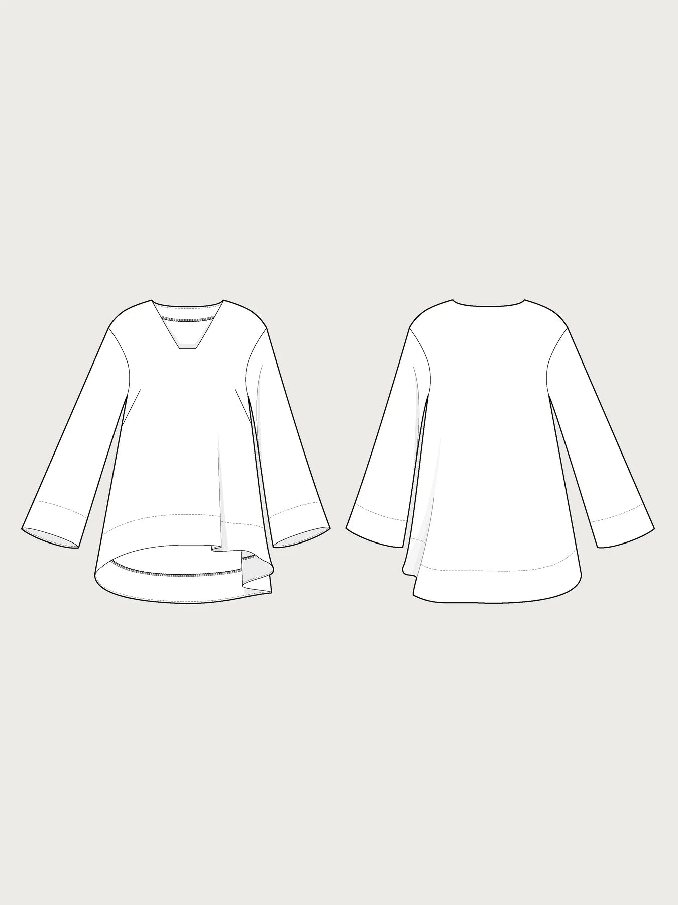 A - Line Tunic Pattern - The Assembly Line - Simplifi Fabric