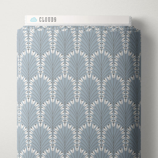 Adair - Blue - Coastal Calm - Amy MacCready - Cloud 9 Fabrics - Poplin - Simplifi Fabric