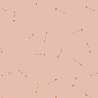 Aim High - Pink - Backwoods and Boots - Softly Studio - Cloud 9 Fabrics - Poplin - Simplifi Fabric