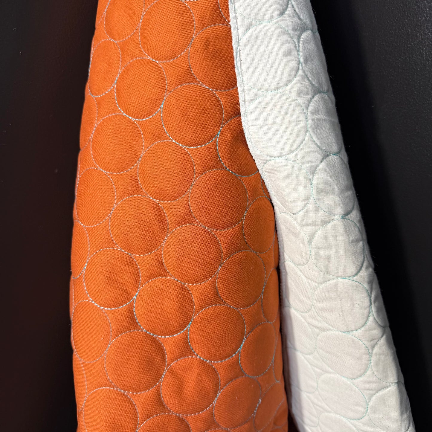 Circle Stitch Quilted - Japanese Import - /Light Blue