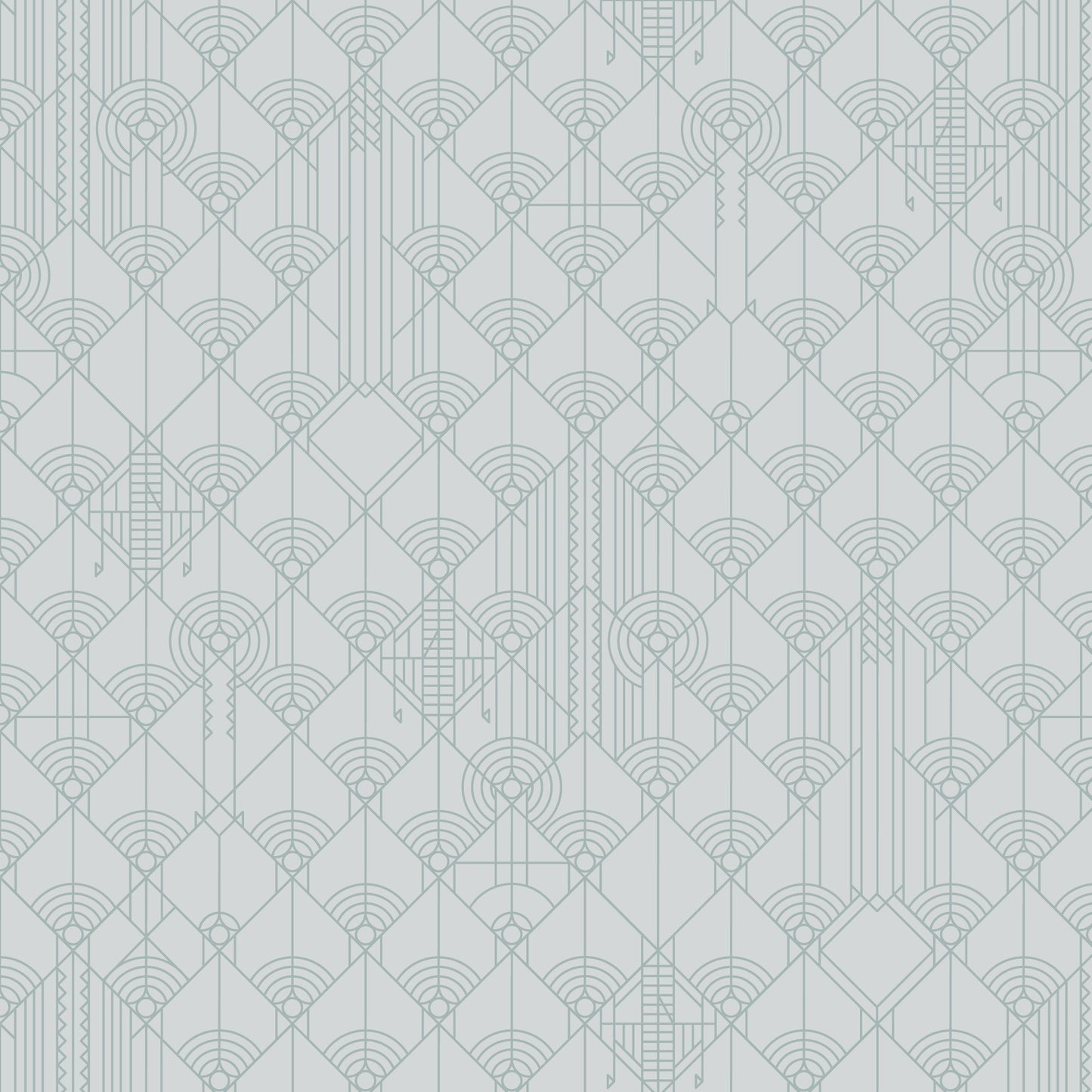 April Showers - Stone Gray - FLW Tone On Tone - Frank Llyod Wright - Cloud 9 Fabrics - Poplin - Simplifi Fabric