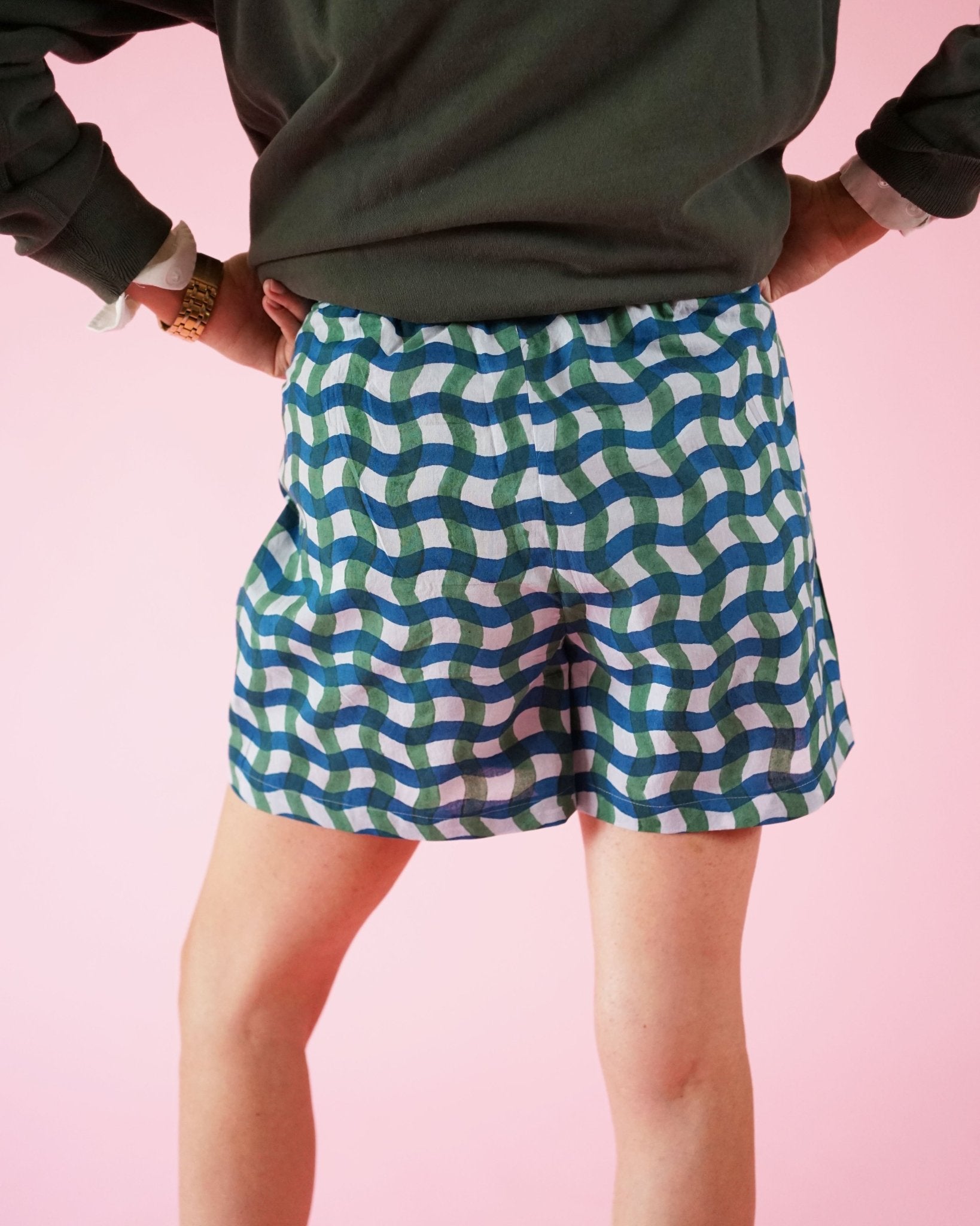 Apron Pocket Pants PDF Pattern - Matchy Matchy Sewing Club - Simplifi Fabric