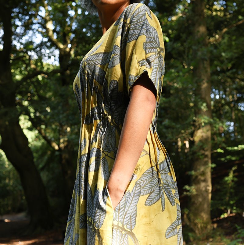 Arya Pleat Dress - Paper Sewing Pattern - Sew Different - Simplifi Fabric