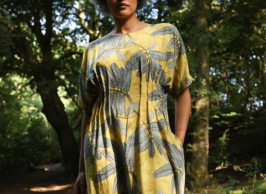 Arya Pleat Dress - Paper Sewing Pattern - Sew Different - Simplifi Fabric