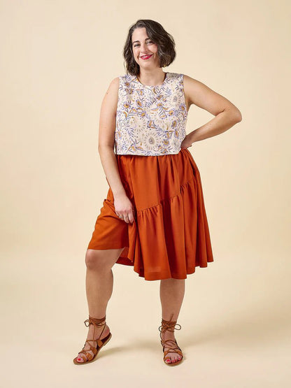 Azure Dress, Skirt & Top Pattern - Closet Core Patterns - Simplifi Fabric