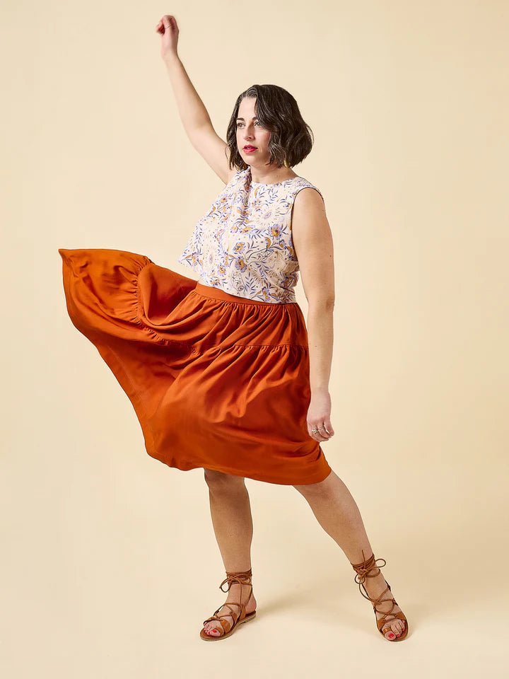 Azure Dress, Skirt & Top Pattern - Closet Core Patterns - Simplifi Fabric