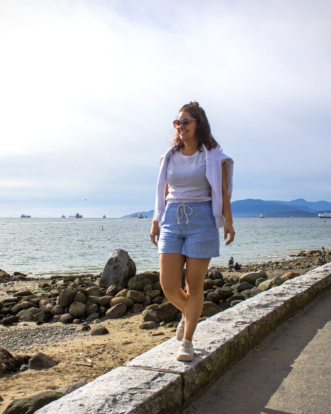 Bamberton Shorts Womens PDF Sewing Pattern - Thread Theory - Simplifi Fabric