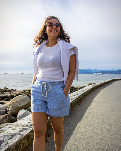 Bamberton Shorts Womens PDF Sewing Pattern - Thread Theory - Simplifi Fabric