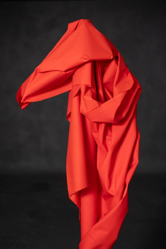 Barrier Lining (for Oilskin) - Lippy Red - Merchant & Mills - Simplifi Fabric