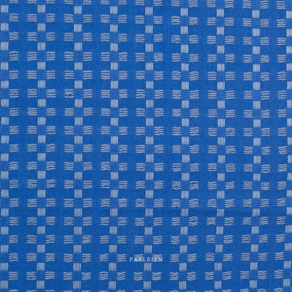 Basketweave - Bright Blue - Fine & Dandy - Fableism Supply Co. - Simplifi Fabric