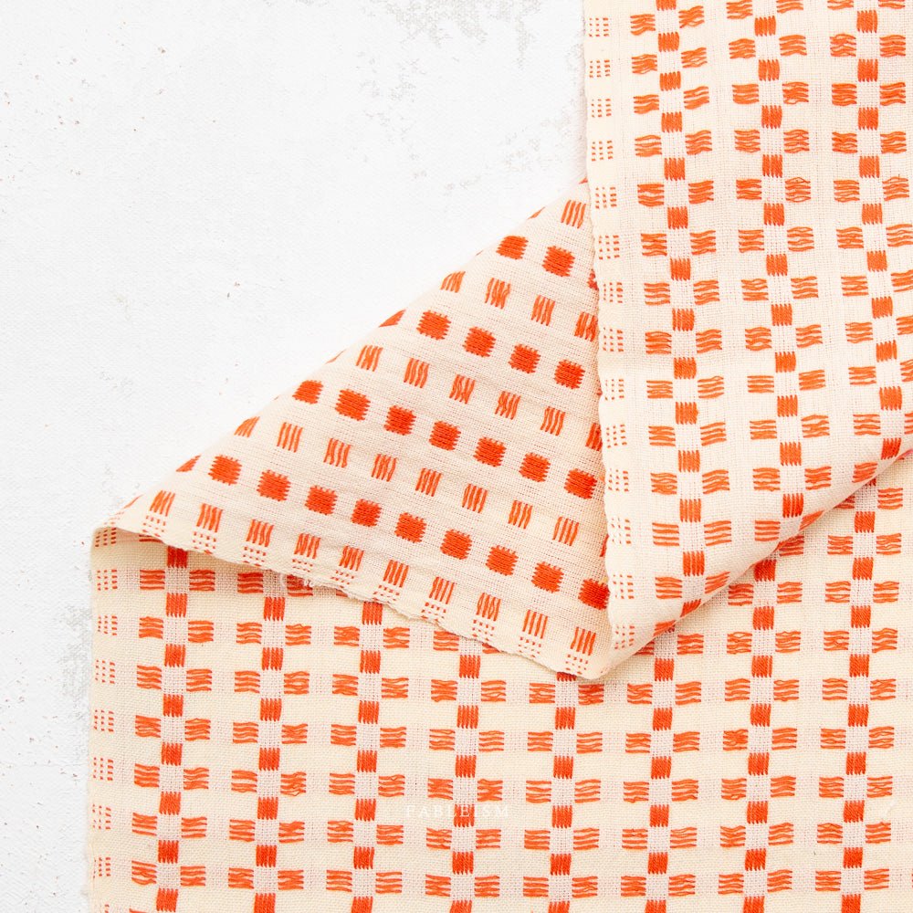 Basketweave - Picnic - Fine & Dandy - Fableism Supply Co. - Simplifi Fabric