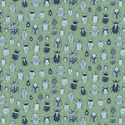 Beautiful Beetles - Camp Canine - Krissy Mast - Cloud 9 Fabrics - Poplin - Simplifi Fabric