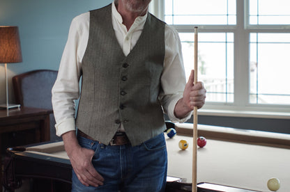 Belvedere Waistcoat Mens PDF Sewing Pattern - Thread Theory - Simplifi Fabric