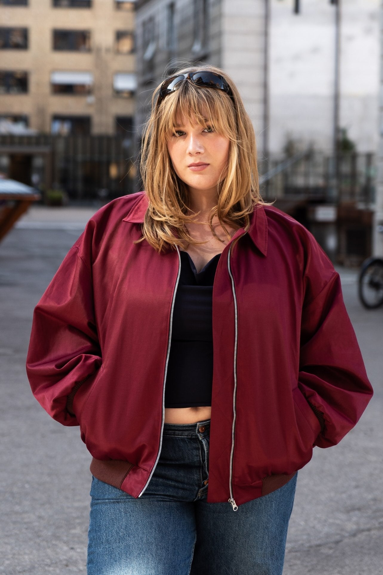 Bomber Jacket - Paper Sewing Pattern - Puff And Pencil - Simplifi Fabric