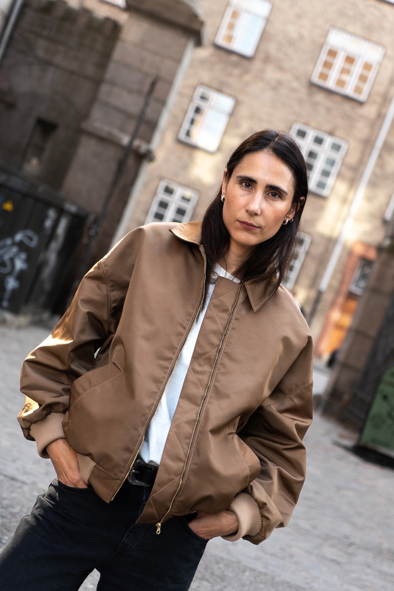 Bomber Jacket - Paper Sewing Pattern - Puff And Pencil - Simplifi Fabric