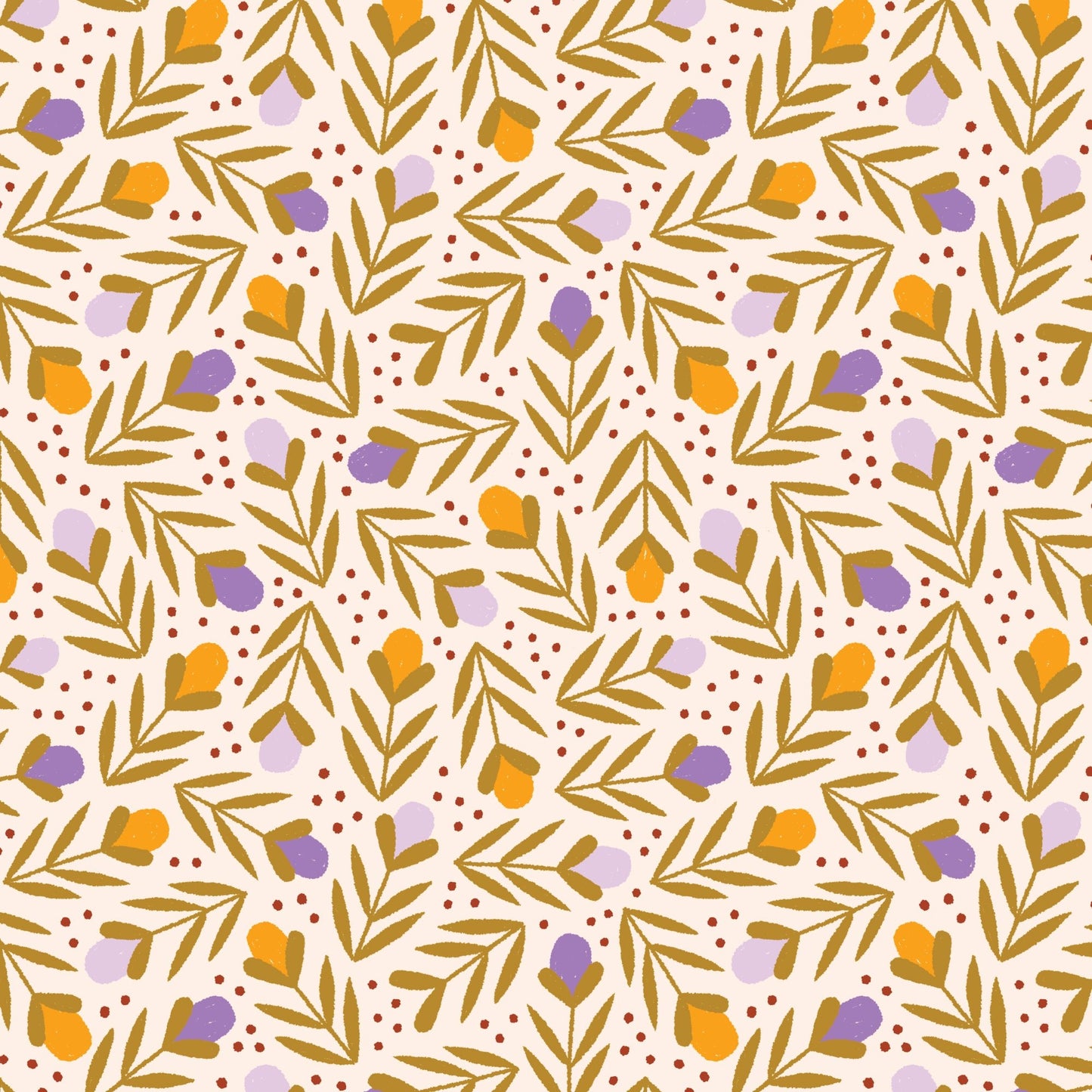 Buds - Retro Meadow - Sophie Rowe - Cloud 9 Fabrics - Poplin - Simplifi Fabric