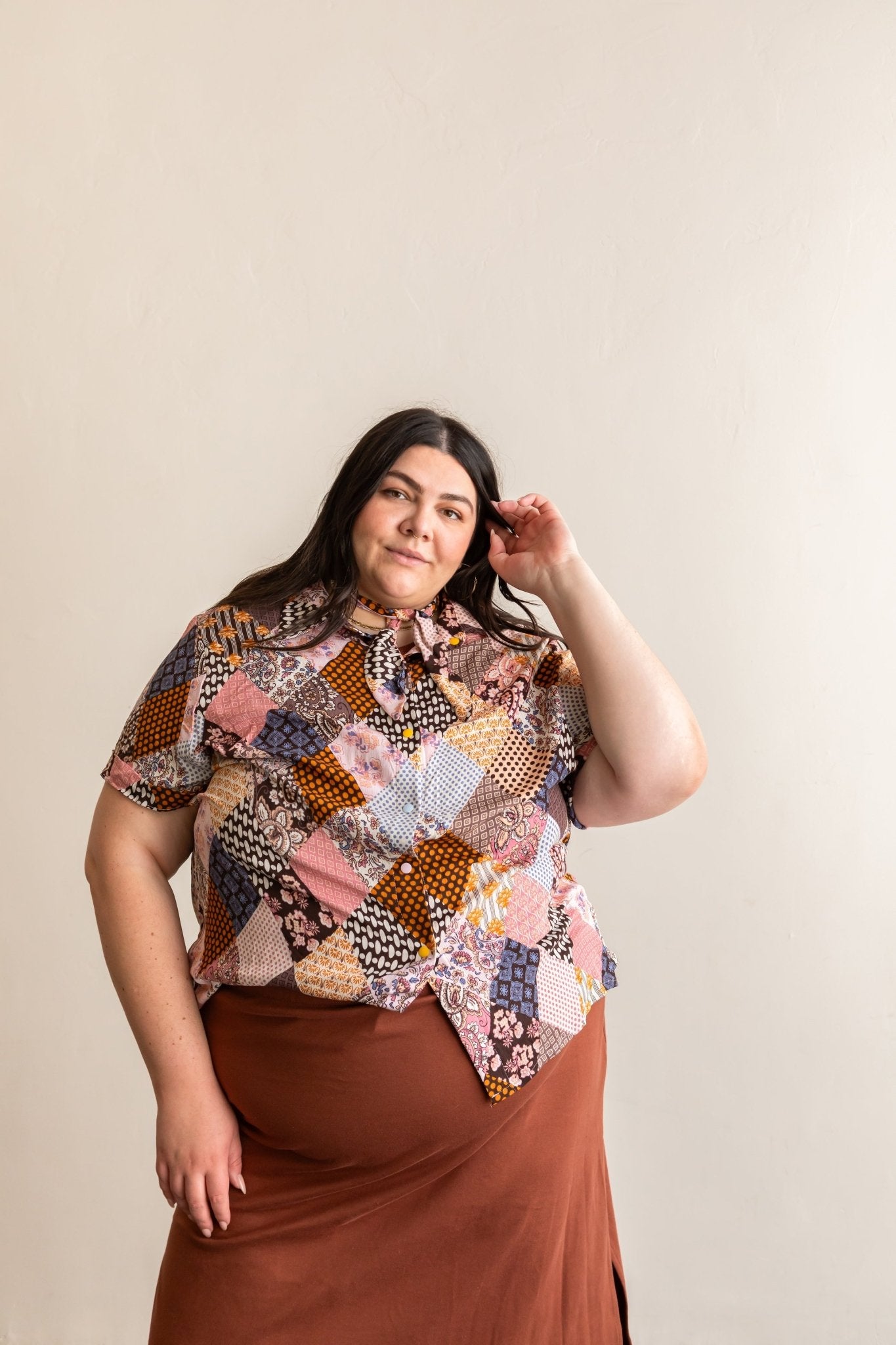 Butano Button Up Shirt Pattern - Friday Pattern Company - Simplifi Fabric