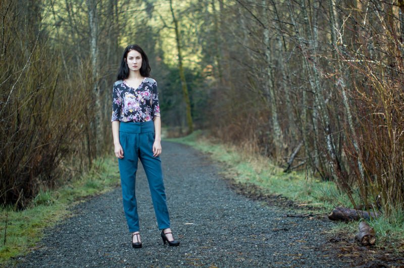 Camas Blouse Womens PDF Sewing Pattern - Thread Theory - Simplifi Fabric