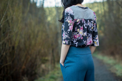 Camas Blouse Womens PDF Sewing Pattern - Thread Theory - Simplifi Fabric