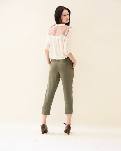 Camas Blouse Womens PDF Sewing Pattern - Thread Theory - Simplifi Fabric