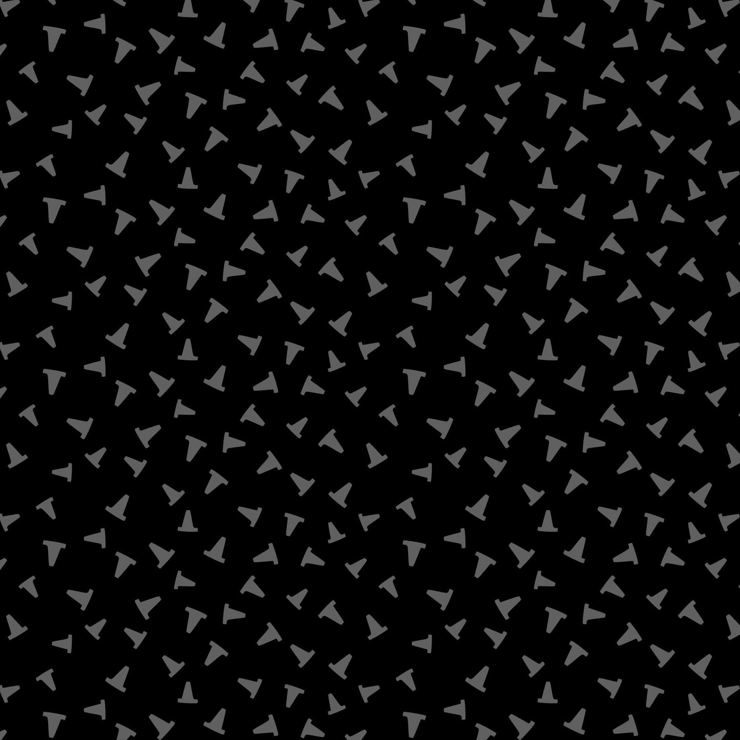 Caution - Black - Fire! Fire! Fire! - Loo McNulty - Cloud 9 Fabrics - Poplin - Simplifi Fabric